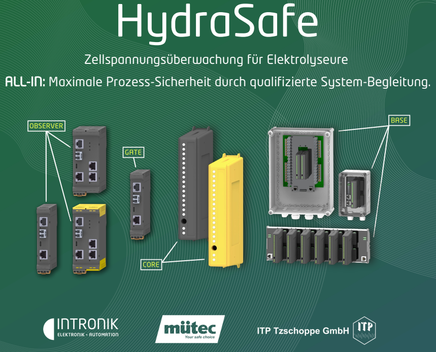 HydraSafe - Zellspannungsüberwachung für Elektrolyseure